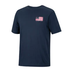 Realtree Men's Salt & Stripes Fishing Performance Short Sleeve Shirt -Richardson US Shop C11086 NV Front 65265.1677251612