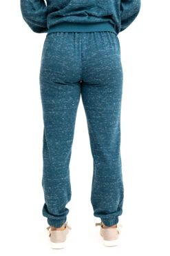Realtree Women's Applejack Blue Speckled Fleece Jogger -Richardson US Shop C30387 BL BACK 80143.1693236216