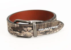 Unified Leather Men's LogoReversible Leather Brass Belt | Timber