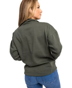 Realtree Women's Aspen 1/4 Snap Fleece Pullover -Richardson US Shop Green Edge QZ 880x10804 33344.1682542628