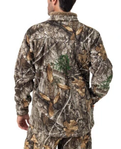 Habit Men's Camo Early Dawn Sherpa Shell Jacket | EDGE -Richardson US Shop M10033 ED BACK 82123.1684251887