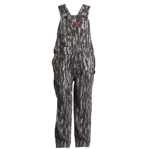 Bone Collector Kids BC Raskulls Camo Twill Bib Overall -Richardson US Shop Overalls Front 41817.1636072119