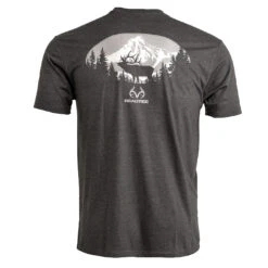 Realtree Pro Staff Short Sleeve Graphic Shirts  -Richardson US Shop RO159 CHAR Back 35064.1635383215