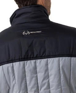 Realtree Men's Exclusive Lightweight Premium Down Puffer Jacket -Richardson US Shop RO346 CHAR BACK COLLAR 66880.1684270540