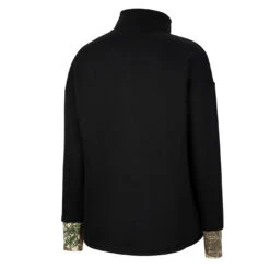Realtree Women's Aspen 1/4 Snap Fleece Pullover -Richardson US Shop RO4350 BK Back 27055.1682542627
