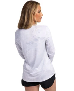Realtree Women's RTF White Long Sleeve Performance Shirt | Aspect -Richardson US Shop RT Fish Womens White 880x10804 39788.1682544076