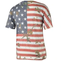 Realtree Men's Camo Independence Shirt -Richardson US Shop Realtree Mens Camo Independence Tee back 74540.1623708666