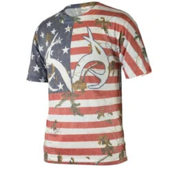 Realtree Men's Camo Independence Shirt -Richardson US Shop Realtree Mens Camo Independence Tee 47929.1623708666