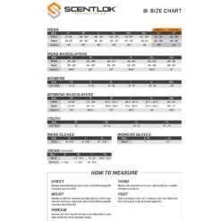 ScentLok Savanna Aero Crosshair Pant -Richardson US Shop Size Chart 24850.1684251059