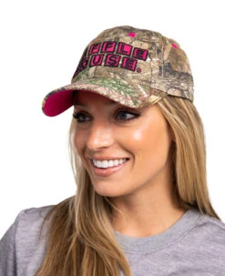 Realtree Women's Waffle House Hat With Hot Pink Accents | EDGE
