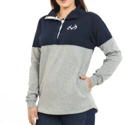 Realtree Women's 1/2 Snap Fleece Pullover