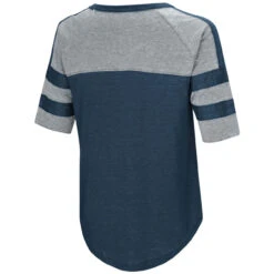 Realtree Women's  Double Stripe Burnout Shirt -Richardson US Shop Womens Double Stripe Burnout Short Sleeve Shirt Navy Back 32121.1560870969