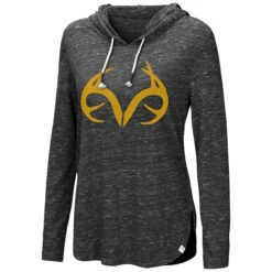 Realtree Women's Side Slit Hooded Shirt -Richardson US Shop Womens Side Slit Hooded Shirt 62878.1560807022