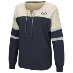 Realtree Women's Lace-Up Oversized Sweatshirt -Richardson US Shop womens lace up oversized sweatshirt 02805.1560887979