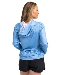 Realtree Women's RTF Blue Hooded Long Sleeve Performance Shirt -Richardson US Shop womens light blue hooded shirt 880x10803 12309.1682962017